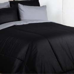 Sprei Polos hitam-vs-abu-abu