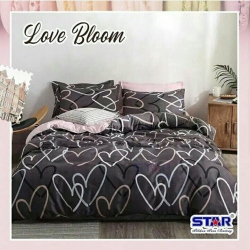 Sprei STAR Love Bloom Coklat