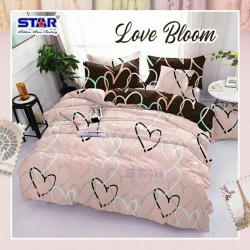 Sprei STAR Love Bloom Pink