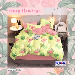 Sprei STAR Fancy Flamingo Kuning