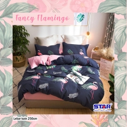 Sprei STAR Fancy Flamingo Navy