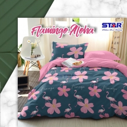 Sprei STAR Flamingo Aloha Biru