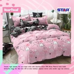 Sprei STAR Heart Beat Pink