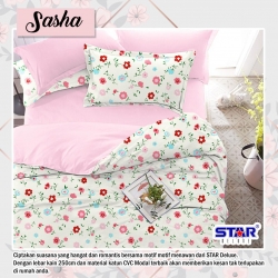 Sprei STAR Sasha Putih