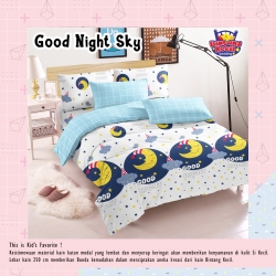 Sprei STAR Good Night Sky Putih