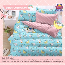 Sprei STAR Sleepy Unicorn Mini Biru