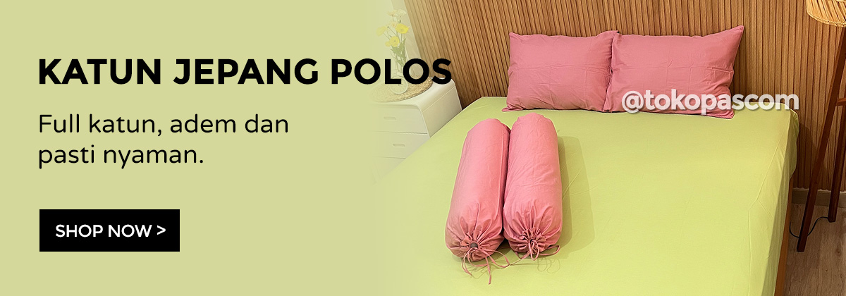 Sprei Katun Jepang Polos