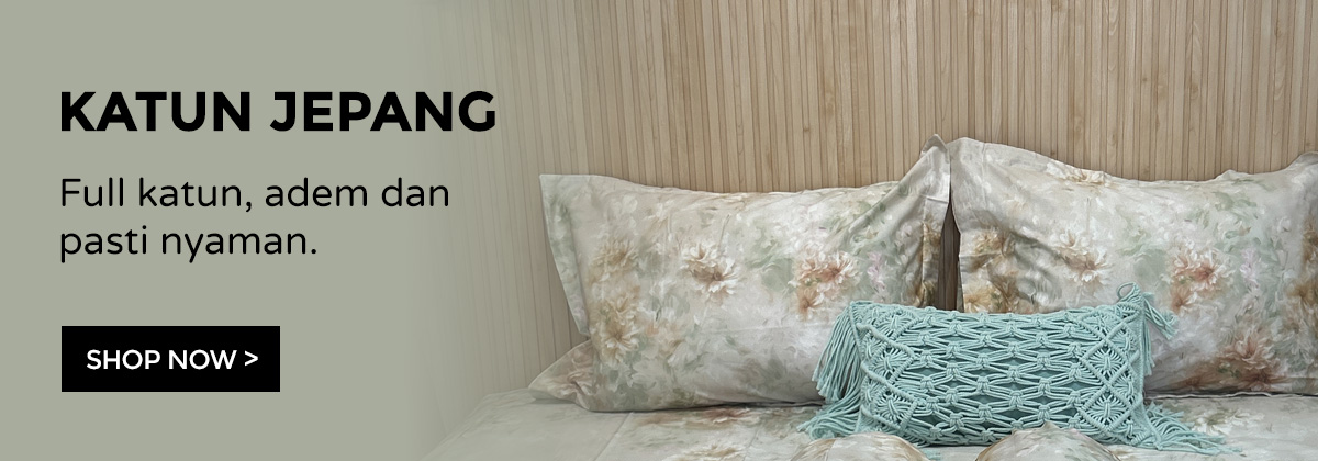 Sprei Katun Jepang Motif