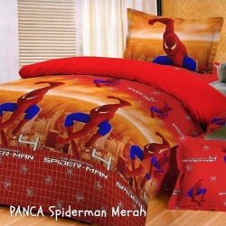 panca-spiderman-merah